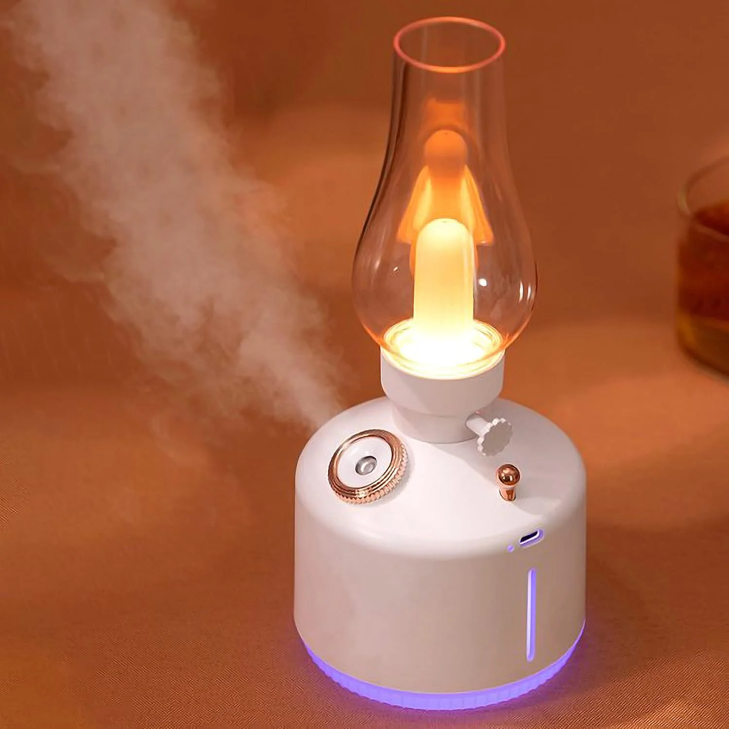 Tubelight Diffuser Rechargeable Portable Aroma Humidifier Lamp