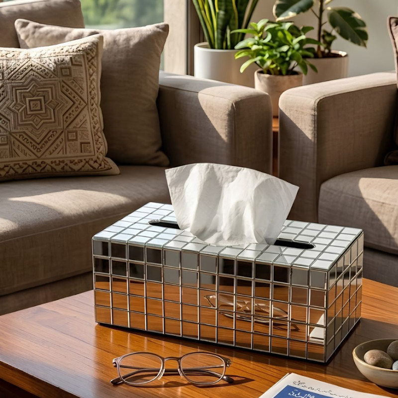 Modern Tissue Box Elegant Home & Office Tissue Holder