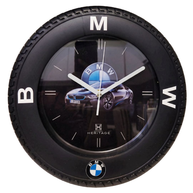 Heritage 12.5 Inch Little Racer BMW Wall Clock