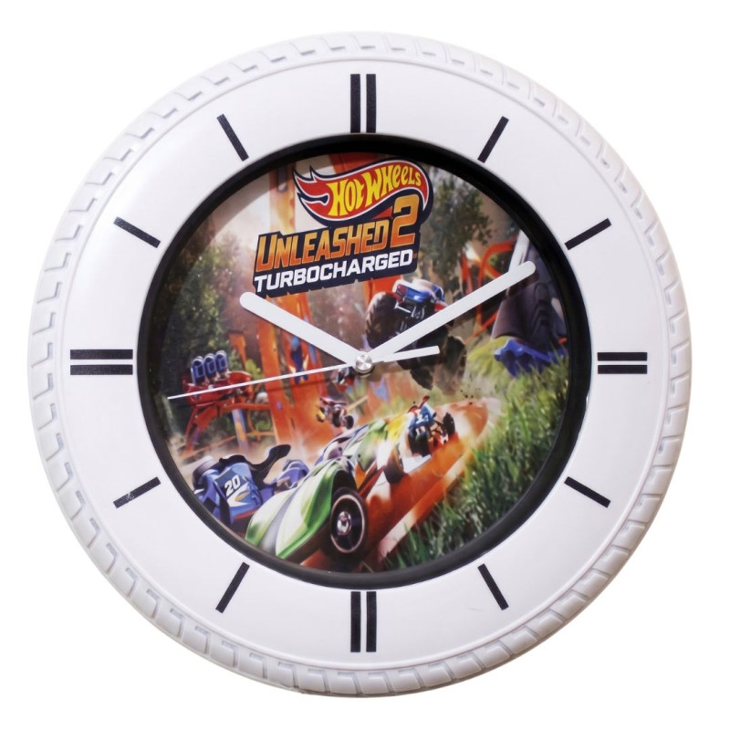 Heritage 12.5 Inch Little Racer Hot Wheel Wall Clock