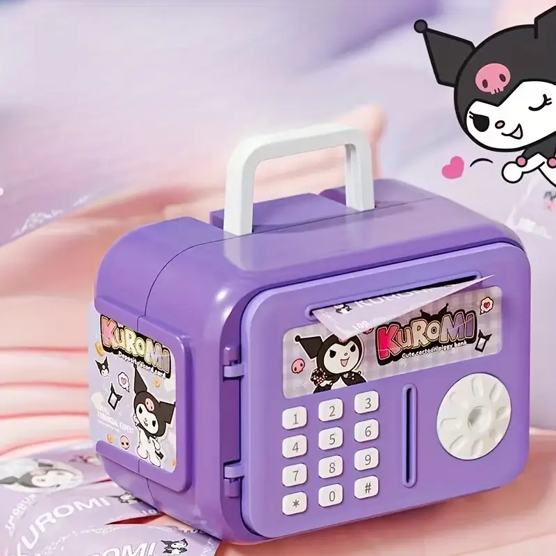 Cute Money Bank With Lock Savings Box