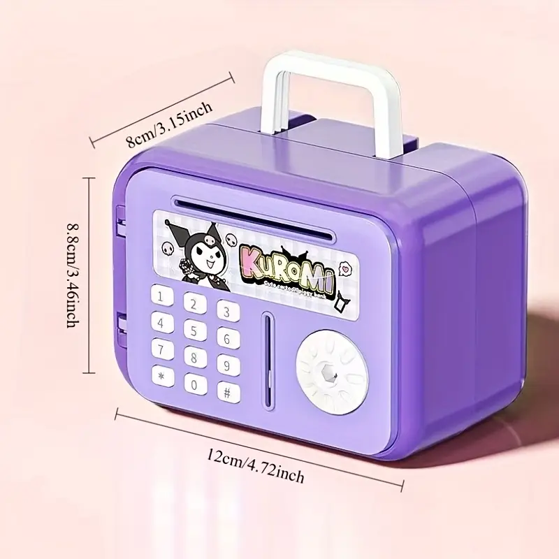 Cute Money Bank With Lock Savings Box