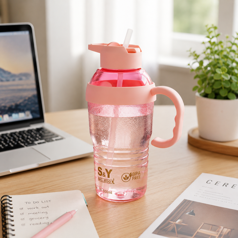 Plastic Sipper Water Bottle 1300ML Large Capacity Bottle