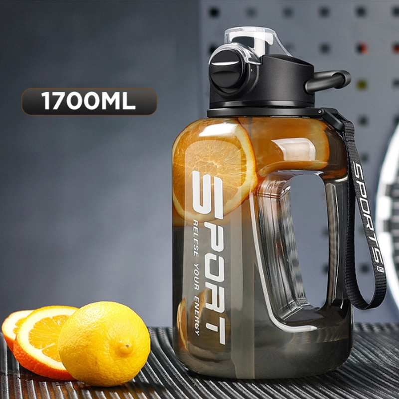Large Capacity Water Bottle with Straw Leakproof Hydration Bottle