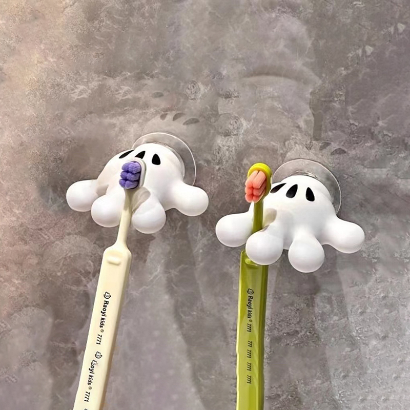 Cute Palm Toothbrush Holder Suction Cup Bathroom Hook