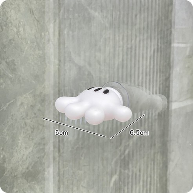 Cute Palm Toothbrush Holder Suction Cup Bathroom Hook