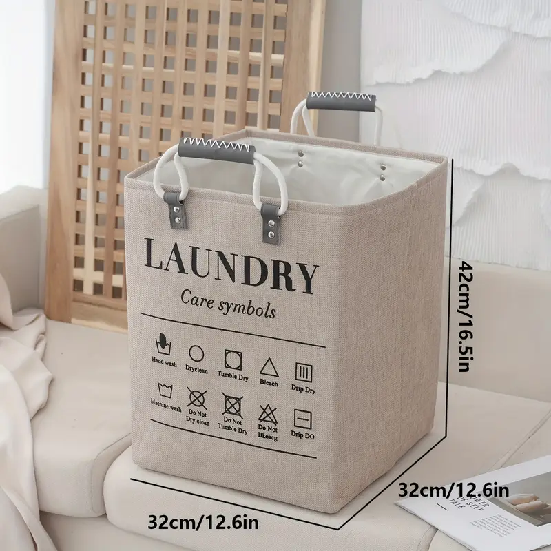 Laundry Basket Premium Fabric Clothes Storage Hamper