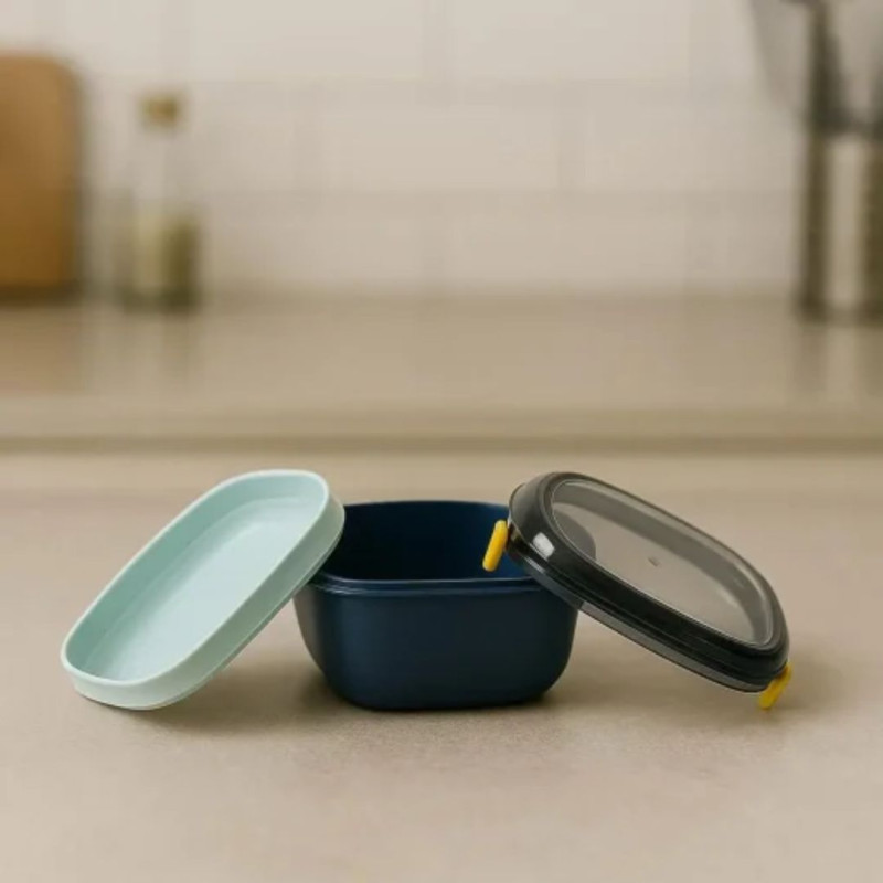 Square Lunch Box Leakproof Food Storage Container