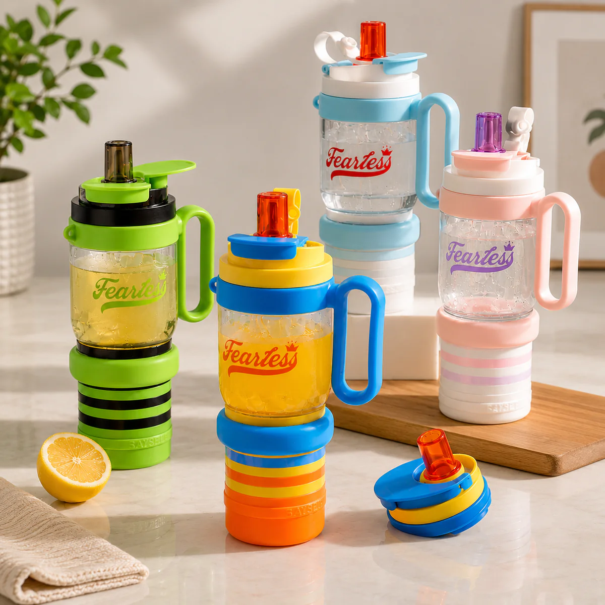 Fearless Tumbler Bottle 1000ML Premium Insulated Travel Cup