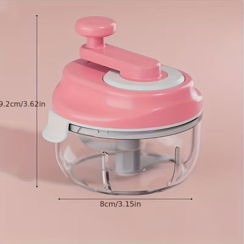 Multifunctional Mini Manual Garlic Chopper