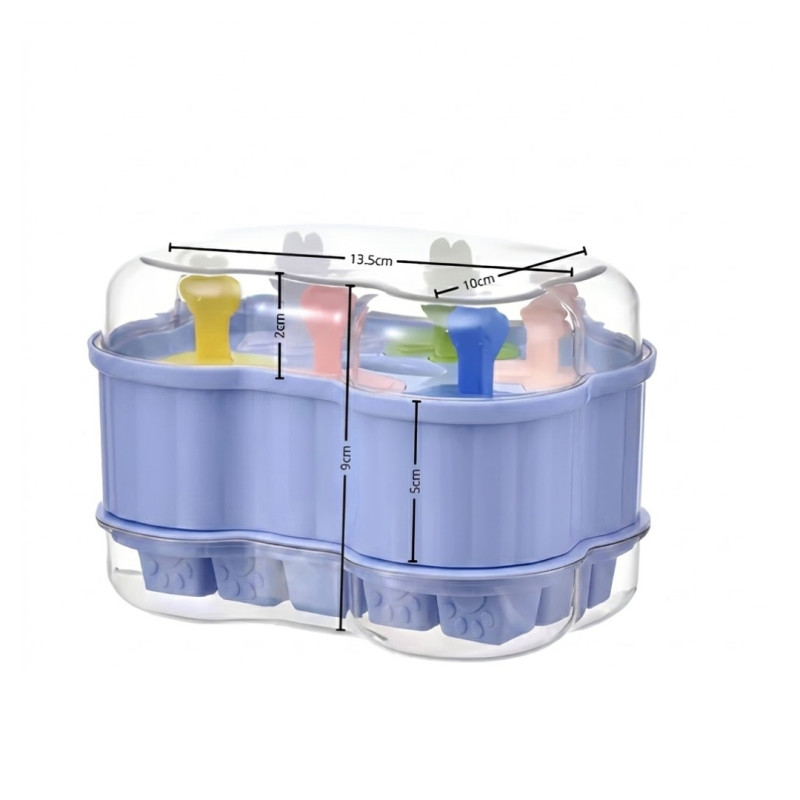 Ice Lolly Mold Reusable Popsicle Maker Set