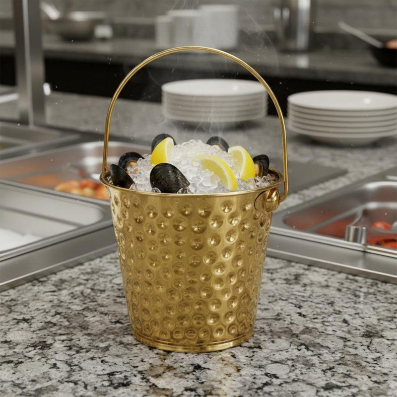 1000ML Ice Cube Bucket Portable Ice Storage Container