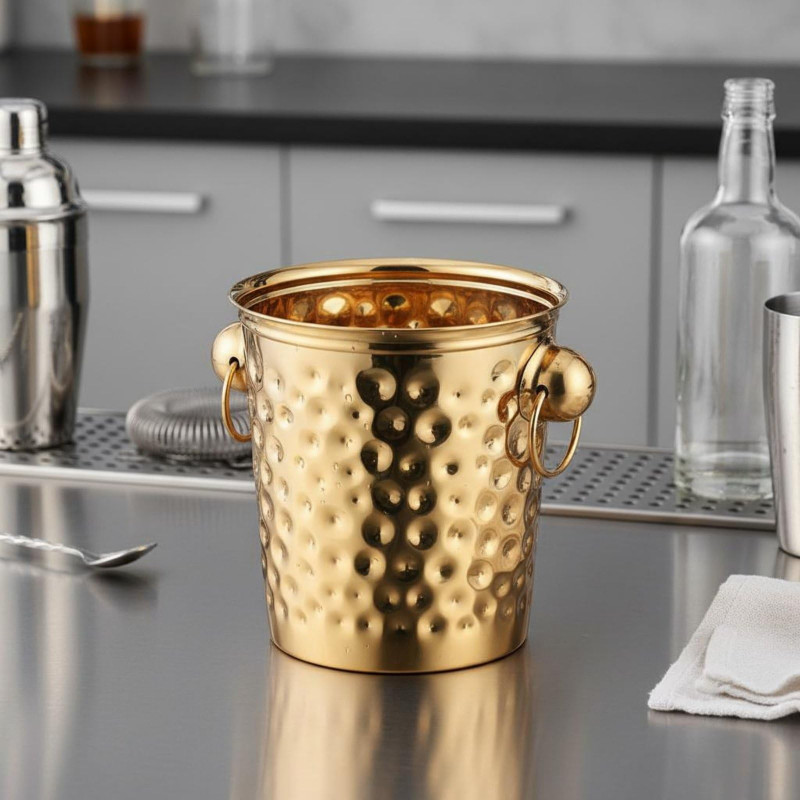 1000ML Ice Cube Bucket Portable Ice Storage Container