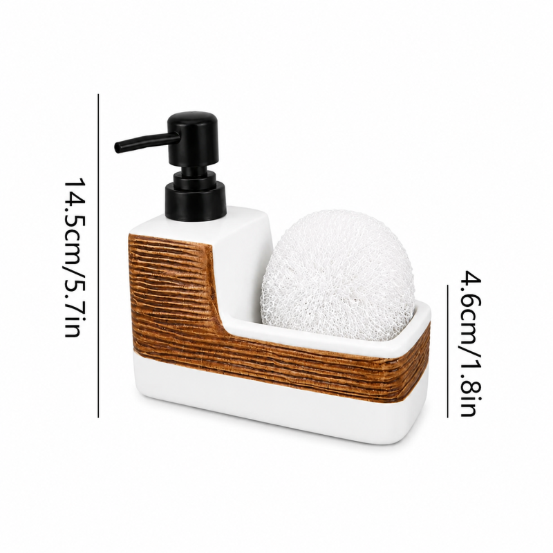 Ceramic Soap Dispenser Refillable Liquid Soap Pump