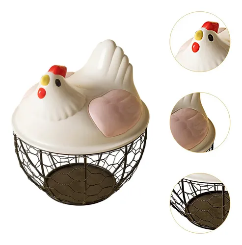 Hen Egg Basket Decorative Egg Storage Basket