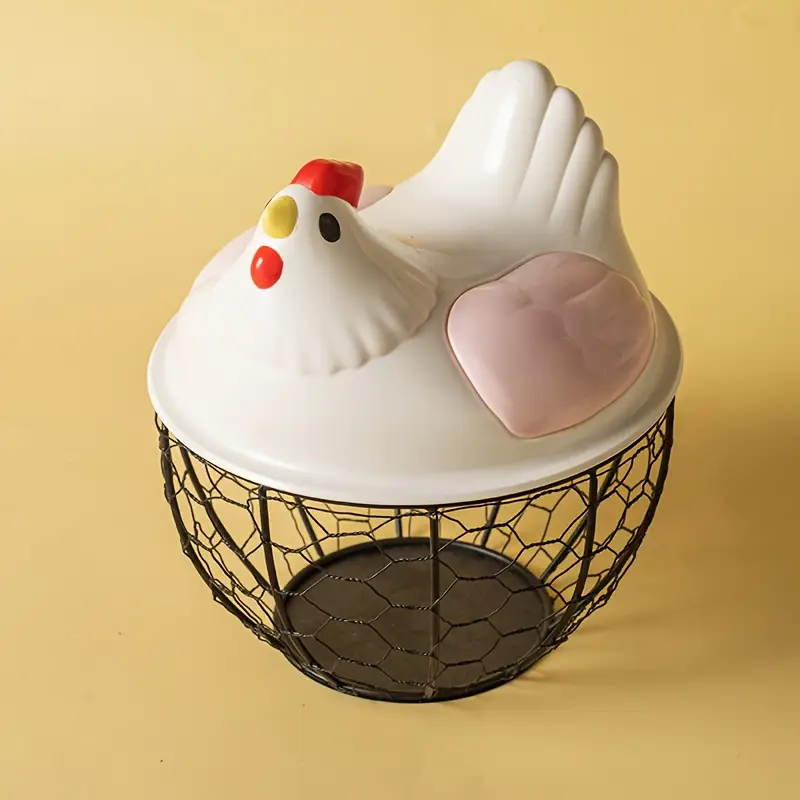 Hen Egg Basket Decorative Egg Storage Basket