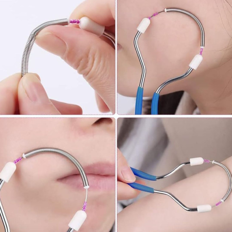 Spring Facial Hair Remover Tool