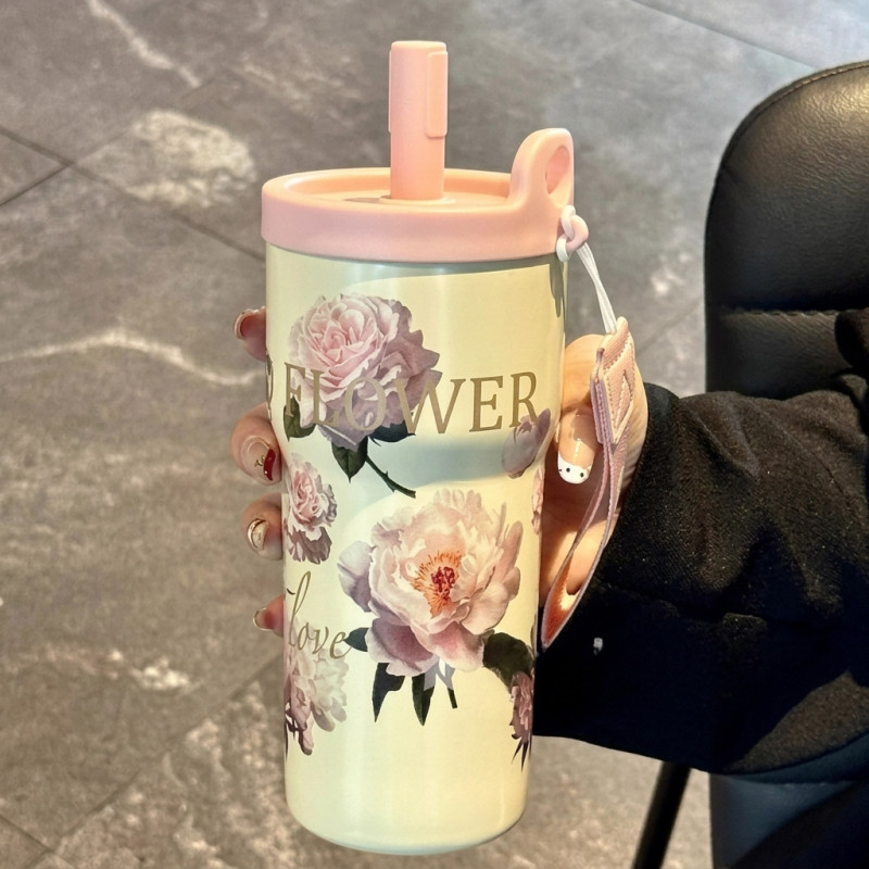 Floral 530ML Insulated Tumbler