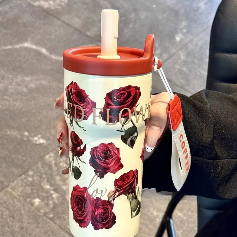 Floral 530ML Insulated Tumbler
