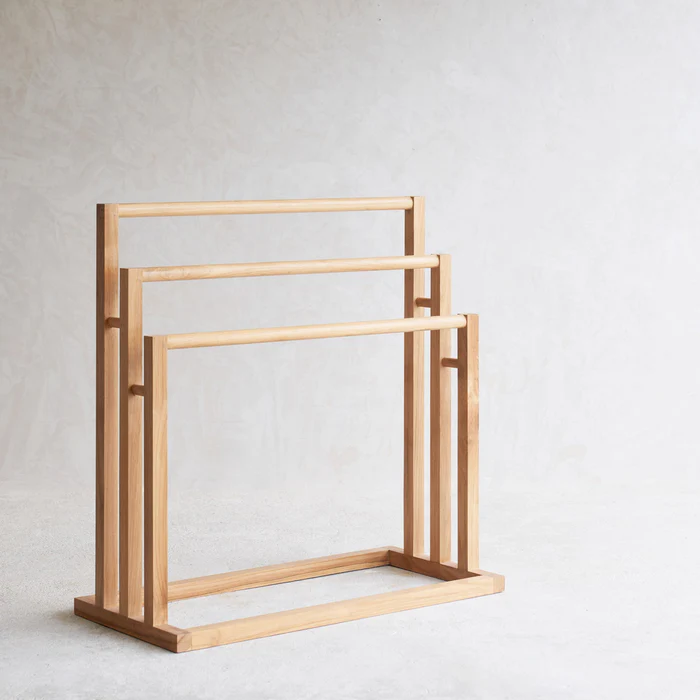 Bamboo Towel Rack with 3 Bars