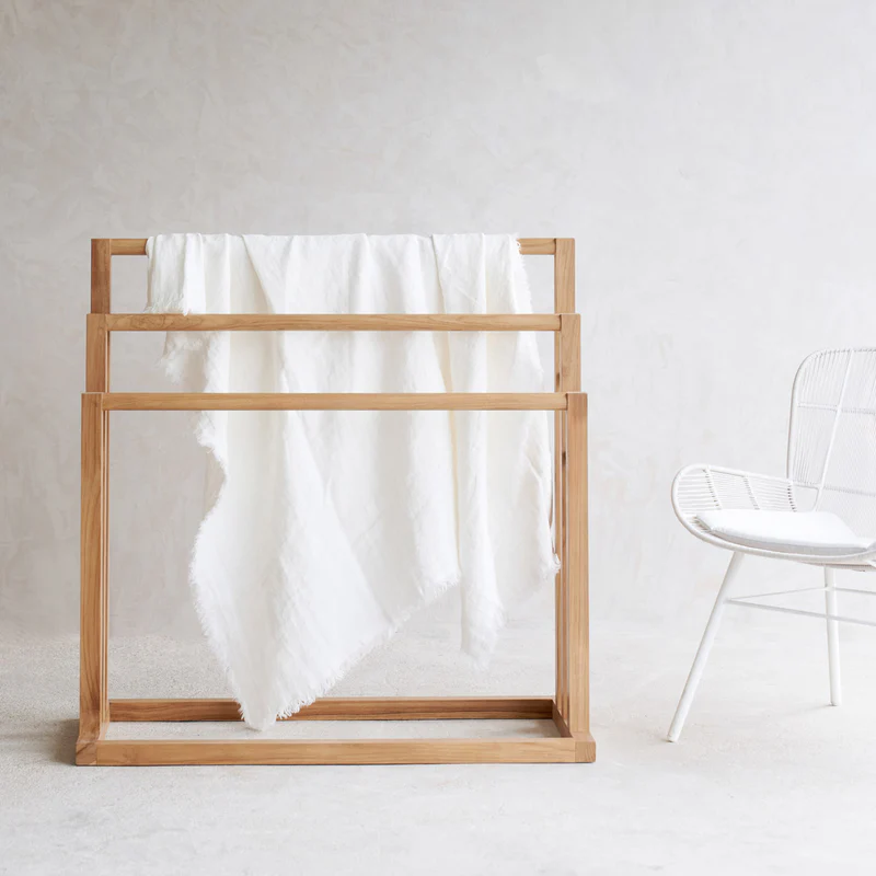 Bamboo Towel Rack with 3 Bars