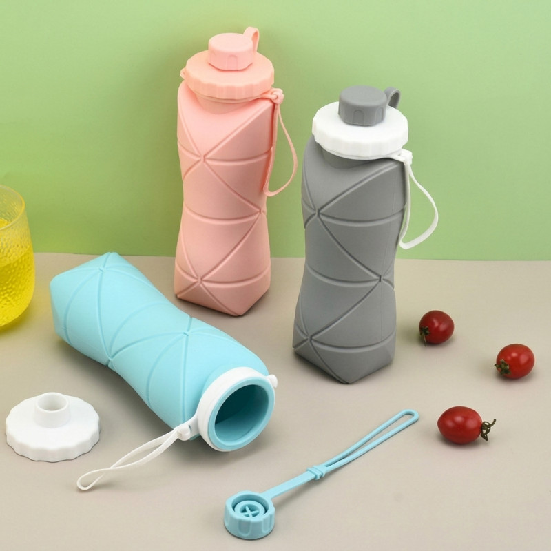 Collapsible Silicone Water Bottle