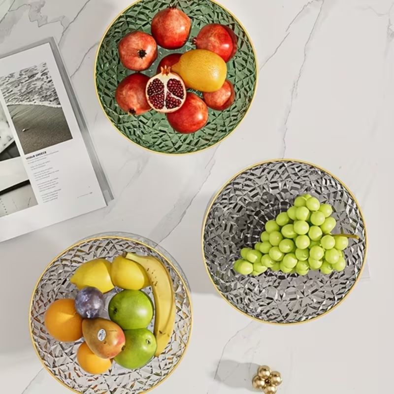 Acrylic Diamond Pattern Fruit Tray