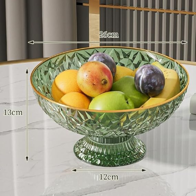 Acrylic Diamond Pattern Fruit Tray