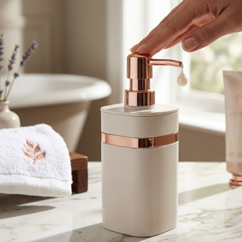 Modern Rose Gold Soap Dispenser