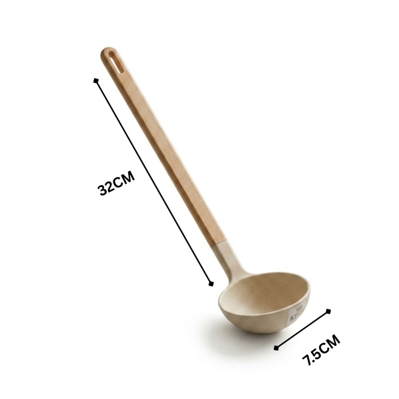 Non Stick Spoon with Wooden Handle