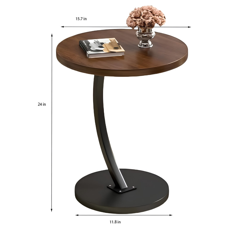 Rustic Wooden Round Table