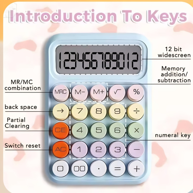 Digital Colorful Calculator