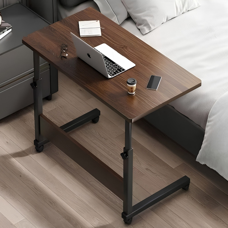 Height Adjustable Wooden Bedside Table