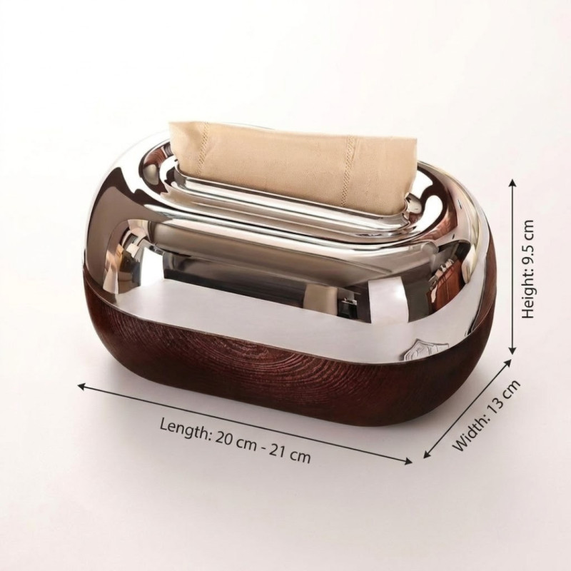 Luxury Retro Wooden Tissue Box Holder