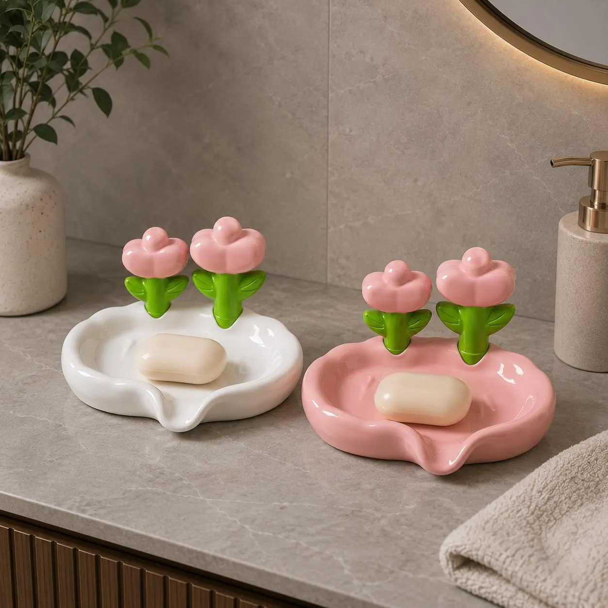 Flower Shaped Soap Dish