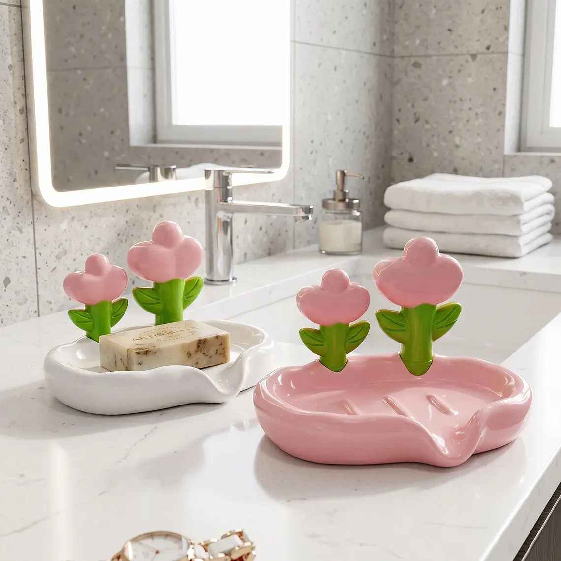 Flower Shaped Soap Dish
