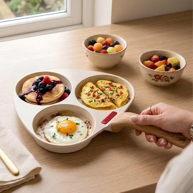Triangle 3 Position Fry Pan