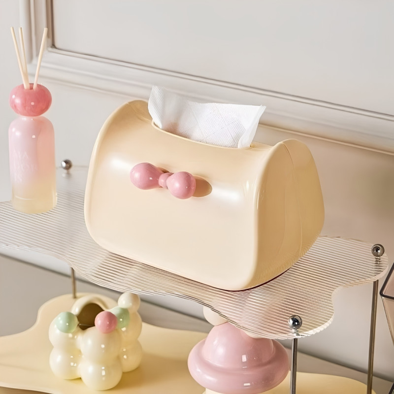 Cute Bow Purse Tissue Box Holder