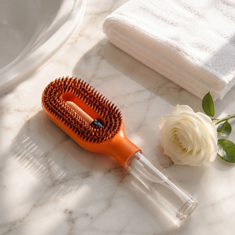 2 In 1 Hair Spray Brush