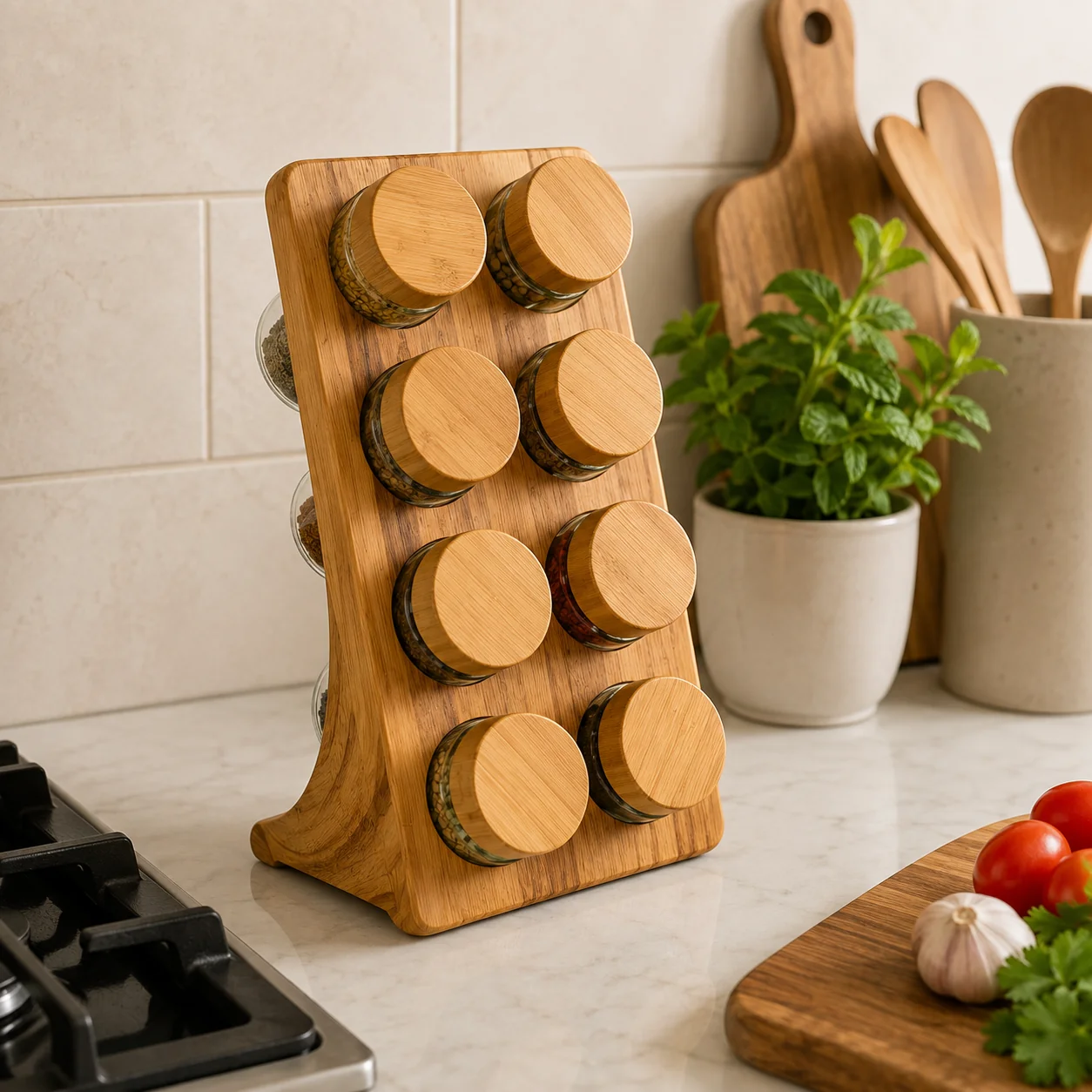 Plastic Spice Storage Rack