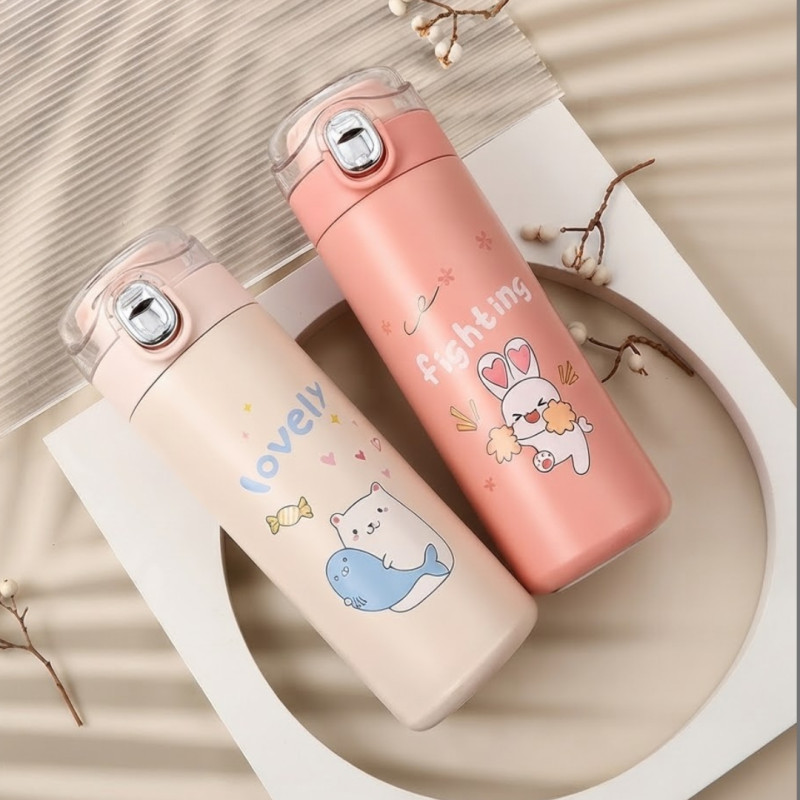 500ml Cartoon Vacuum Bottle