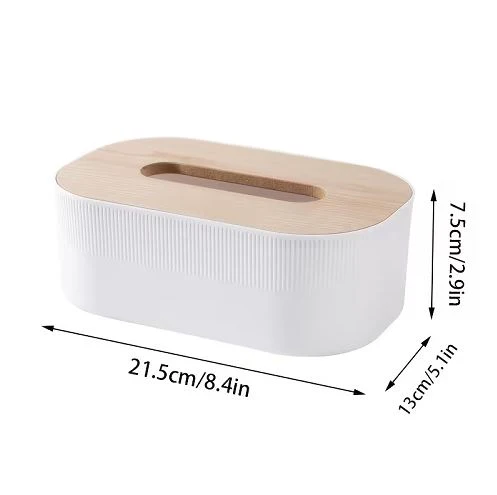 Wooden Head Tissue Box