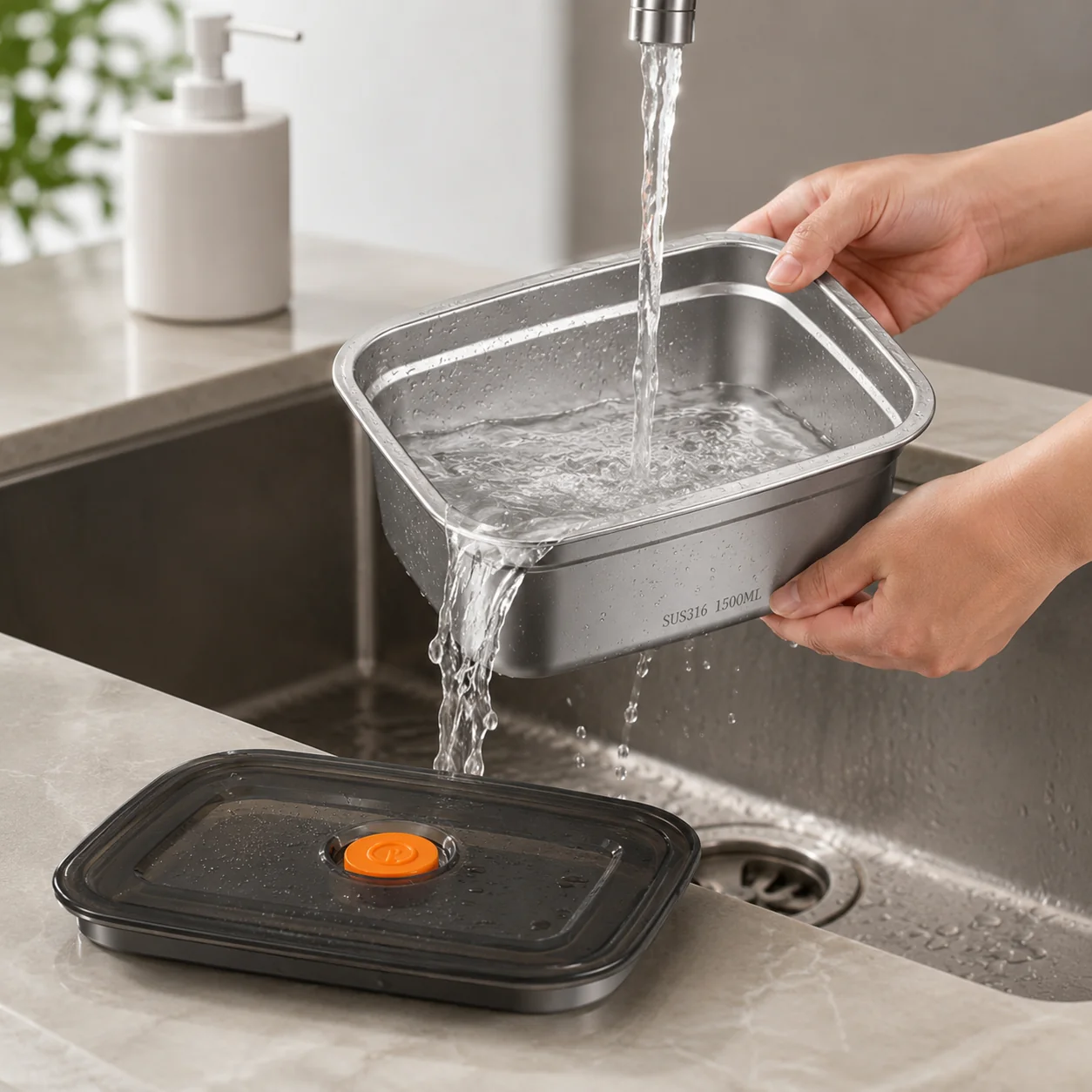 Airtight Lunch and Storage Box for Food Storage and Everyday Use
