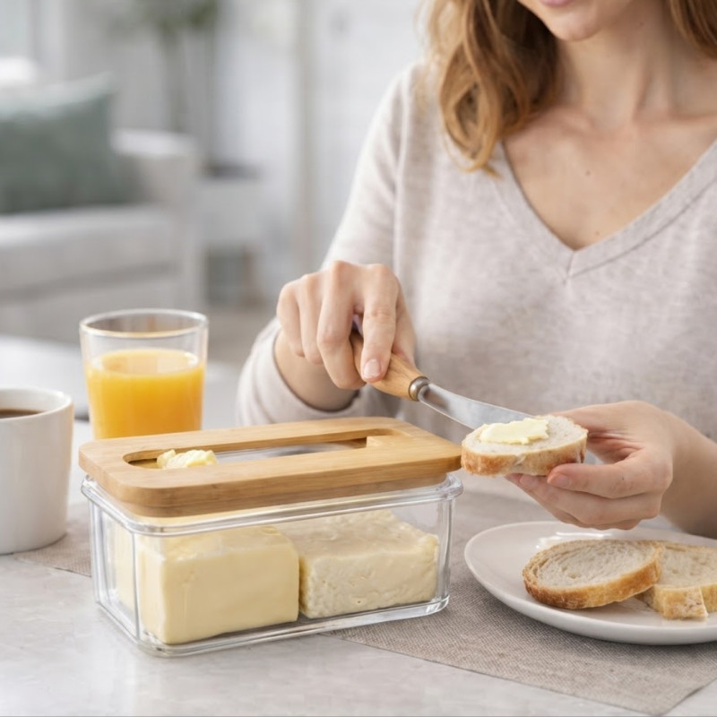 Butter Storage Container with Butter Knife