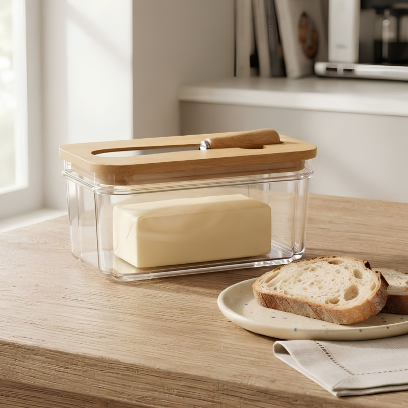 Butter Storage Container with Butter Knife