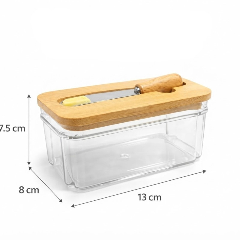 Butter Storage Container with Butter Knife