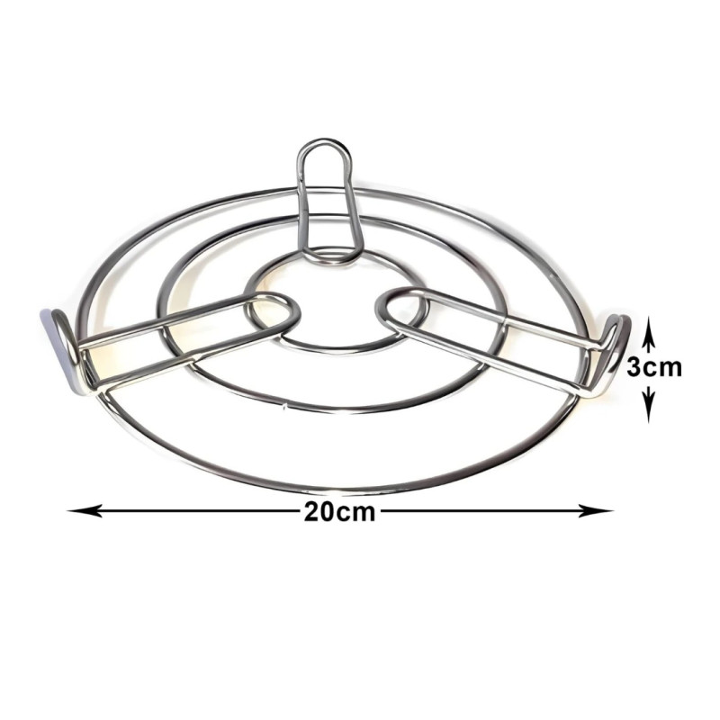 Metal Steaming Rack Stand for Cooker Pot and Kitchen Steam Cooking