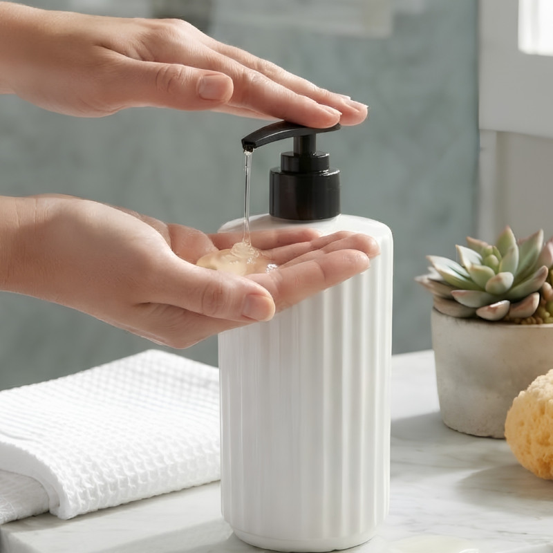 Liquid Soap Dispenser Pump Bottle for Bathroom Kitchen and Handwash Storage