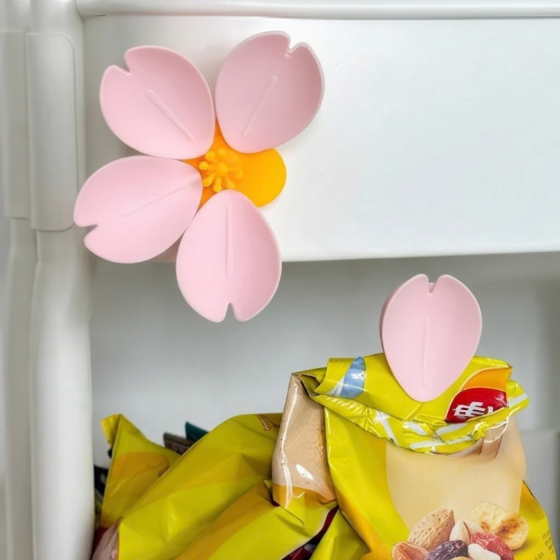 Aesthetic Flower Magnetic Sealing Clip
