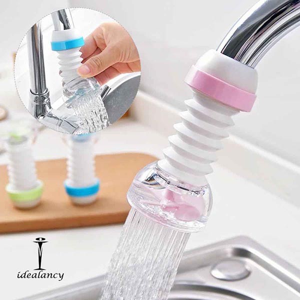 Rotary Faucet Splash Shower - Water Filter